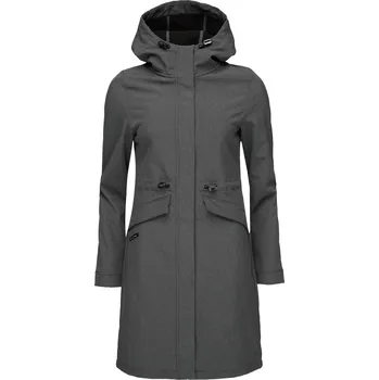 Dámský kabát Dámský softshellový kabát LOAP LUNARA dark gray M