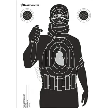 Terč na sportovní střelbu Nezařazené produkty Terč silueta Beast Hunter Terror 10ks