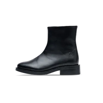 Dámské kozačky Vasky Jane Black - kožené dámské polokozačky černé | česká výroba ze Zlína 35 EU