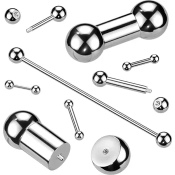 Šperk Šperky4U Piercing do jazyka - činka - PJ1014-16195