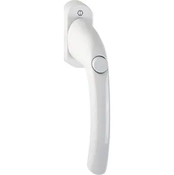 HOPPE okenní klika TOKYO s knoflíkem čtyřhran 7x35mm polohování 45° F9016 běžně bílá