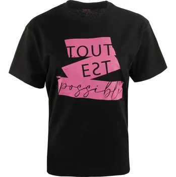 Dámské tričko Dámské triko THE PEOPLE REP. Minerva black L