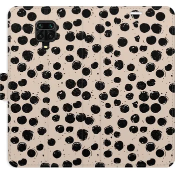 Pouzdro na mobilní telefon Flipové pouzdro iSaprio - Dotted 02 - Xiaomi Redmi Note 9 Pro / Note 9S