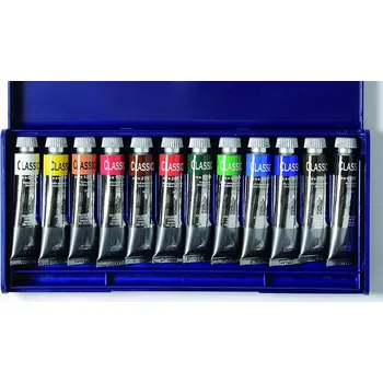 Olejová barva Sada olejových barev Maimeri Classico 12 x 20 ml plastový box