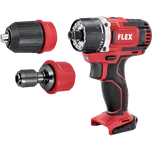 FLEX DD 2G 12-EC, 2-rychlostní aku-šroubovák 58Nm, 12 V (Verze: samostatný stroj v kufru)