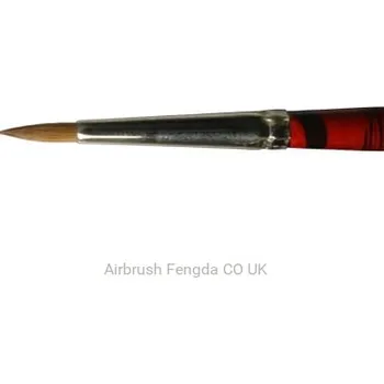 Příslušenství k 3D tiskárně Kulatý štětec LifeColor Pure red sable s krátkým vlasem 4