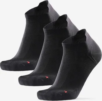 Pánské ponožky Ponožky Danish Endurance Low-Cut Pro Running 3-pack Black 43-47