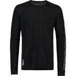 Merino triko Mons Royale Temple Tech LS black Černá M