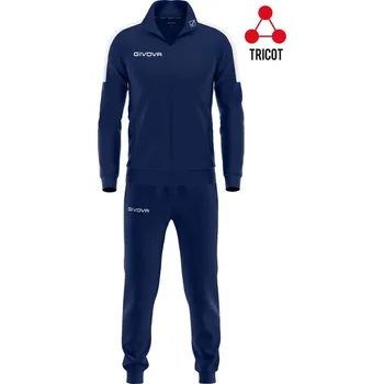 Moto kalhoty Souprava GIVOVA Tuta Revolution Blue-White M