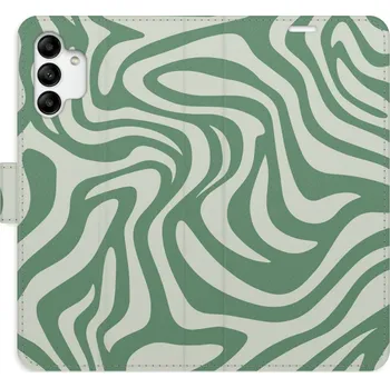 Pouzdro na mobilní telefon Flipové pouzdro iSaprio - Zebra Green 02 - Samsung Galaxy A04s