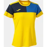 Dámské triko JOMA Camiseta Manga Yellow-Royal S