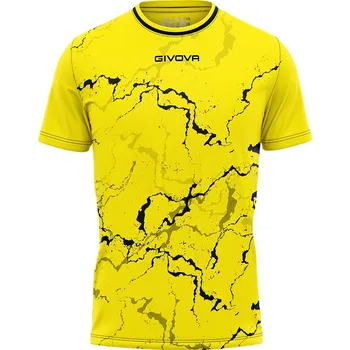 Chlapecké tričko Sportovní triko GIVOVA Grafite Yellow-Black L