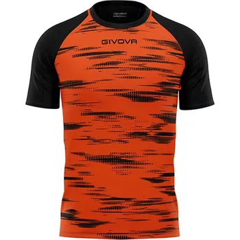 Chlapecké tričko Sportovní triko GIVOVA Pixel orange-black 2XL