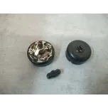 SEZ Krásný starý keramický otočný vypínač spínač černý - RETRO různé varianty Varianta: 5