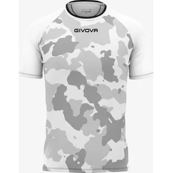Chlapecké tričko Pánské triko GIVOVA Army White-Grey XL