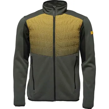 Pánský svetr Pánský sportovní svetr LOAP GANDALF gray-yellow XL