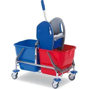 Úklidový vozík Úklidový vozík se dvěma 17litrovými kbelíky a ždímačem