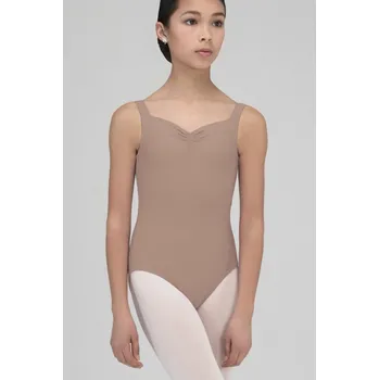 Body Wear Moi,Elegantní trikot Faustine FAUS, hnědá L