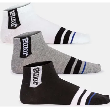Pánské ponožky Ponožky Joma BETA SOCKS WHITE MELANGE GREY BLACK 43-46
