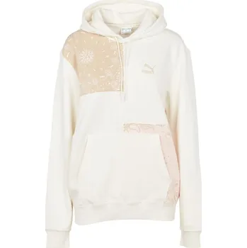 Dámská mikina Dámská mikina Puma Paisley Hoody White-Pink S
