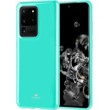 Pouzdro na mobilní telefon Mercury GOOSPERY Kryt Samsung Galaxy S20 ULTRA Jelly Case Mercury Silicone tyrkysový