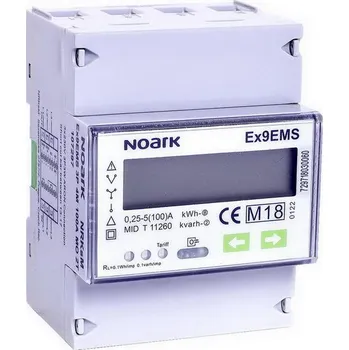 Rozvaděč Smart Elektroměr NOARK 107295 EX9EMS 3P 4M 100 A 2-tarifní LCD displej