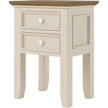 Komoda Noční stolek PROVENCE SN4P z masivu krémový Barevné provedení: Krémová, Provedení: šuplíky bez pojezdů