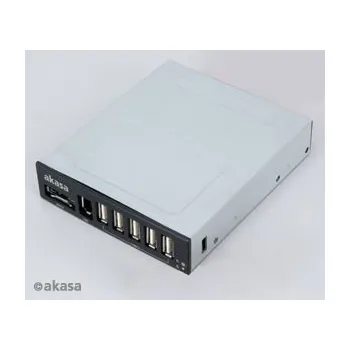 USB hub AKASA USB hub USB 2.0 + eSATA + IEEE1394 - interní