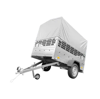 Přívěs Přívěs Garden Trailer 201 KIPP s BIS síťovanými bočnicemi, rámem H-800 a šedou plachtou