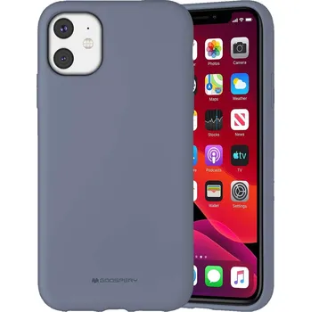 Pouzdro na mobilní telefon Mercury Ochranný kryt pro iPhone 11 - Mercury, Silicone Lavender Gray