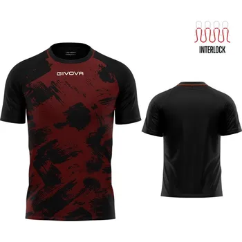 Sportovní triko Givova Art Interlock Grenade-Black 2XL