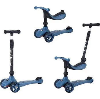 Odrážedlo My Hood Multifunkční dětské odrážedlo Kick'n'Ride - modré My Hood 505142