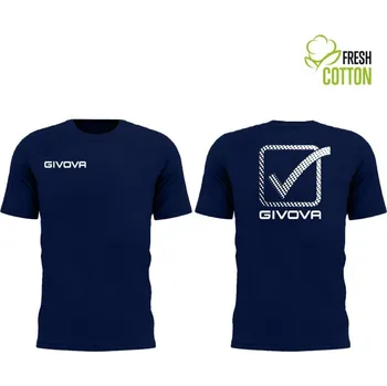 Chlapecké tričko Bavlněné triko Givova Cubo Navy 2XL