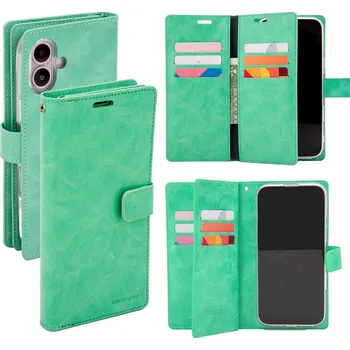 Mercury Ochranné pouzdro na iPhone 16 PLUS - Mercury, Mansoor Diary Mint