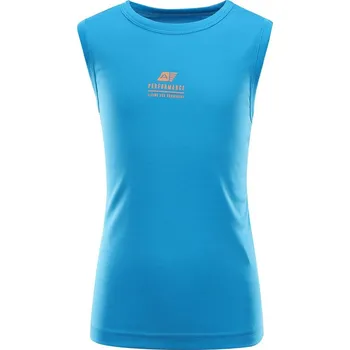 Dětské rychleschnoucí tílko ALPINE PRO Neqo Blue 152-158