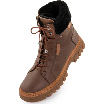 Dámská tenisová obuv Dámské zimní kožené boty NELL 207 Praline 40