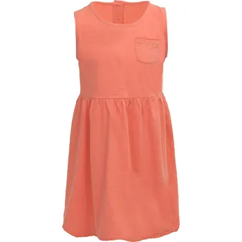 Dámské oblečení Dětské šaty ALPINE PRO GUSTO fresh salmon - 140-146
