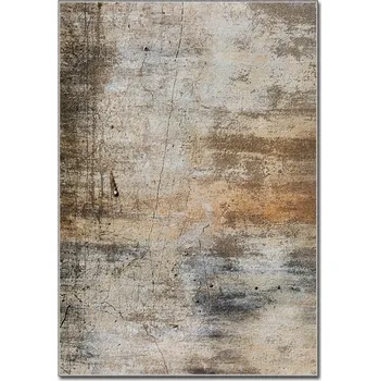 Koberec Luxusní koberec, syntetický, nízký vlas, protiskluzový, béžový, 120 x 180 cm + vyzvednutí ZDARMA