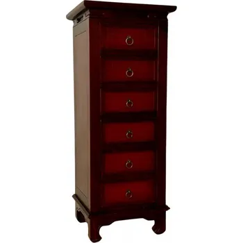 Komoda Dřevěná vysoká komoda masiv Feng China