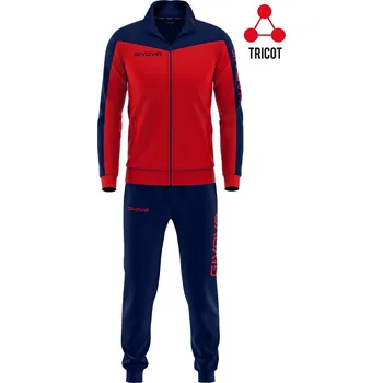 Moto kalhoty Sportovní souprava GIVOVA Roma red-blue 2XL