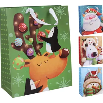 Dárková taška Dárková taška S 23x18x10 cm Vánoce