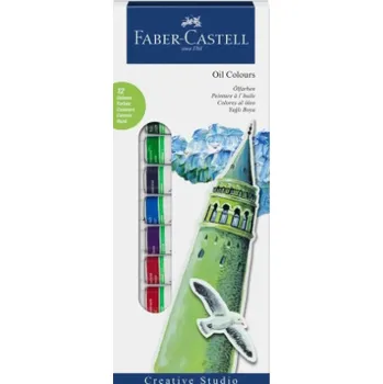 Olejová barva Sada olejových barev Faber-Castell 12 x 12 ml