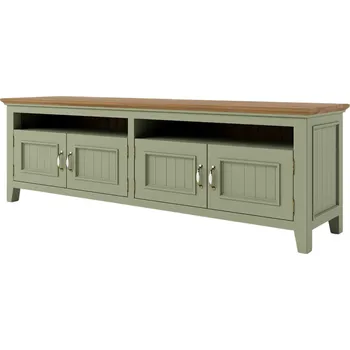 Televizní stolek TV stolek Provence K5P z masivu olivový Barevné provedení: SLIM - olivová