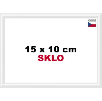 Rám na obraz BFHM Plastový rám 15x10cm - bílý