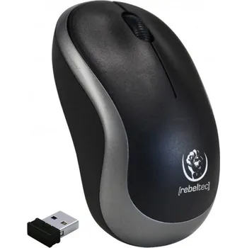 Myš Bezdrátová myš Rebeltec Meteor, stříbrná