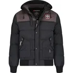 GEOGRAPHICAL NORWAY bunda pánská VOLVA MEN JKT 005 zimní, prošívaná s kapucí M černá