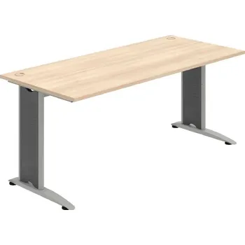 Kancelářský vozík HOBIS kancelářský stůl pracovní rovný - FS 1800, akát + doprava zdarma