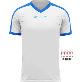 Chlapecké tričko Sportovní triko GIVOVA Revolution white-royal 3XL