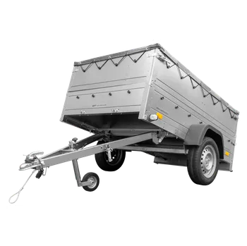 Přívěs Garden Trailer 201 KIPP s BIS bočnicemi a šedou plachtou