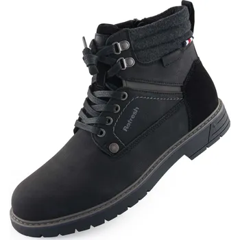 Pánské polobotky Pánská obuv Refresh Black Ankle Boots Men 43